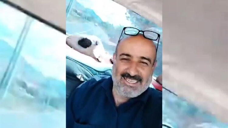 Kurbanlık koyunuyla yolculuğu dikkat çekti