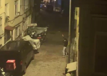 Kağıthane'de iş insanının kayınvalidesinin evine silahlı saldırıda yeni görüntüler