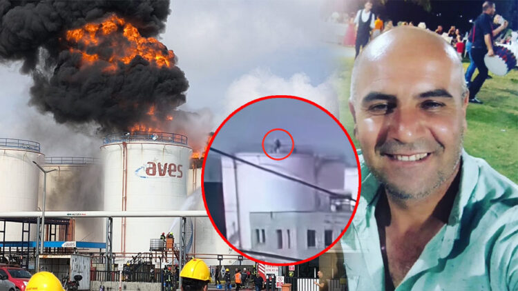 Mersin'de akaryakıt tankında çıkan yangında ölen işçi toprağa verildi
