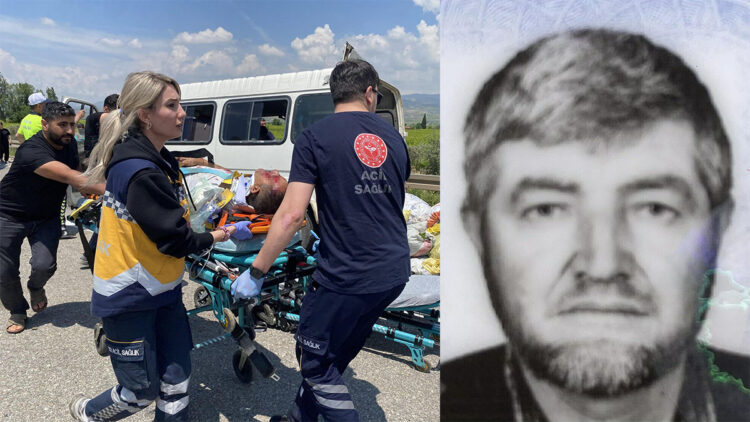 Minibüs, traktöre çarptı: 1 ölü, 3 ağır yaralı