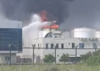Mersin'de biyodizel üretim tesisinde yangın