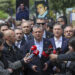 CHP Genel Başkanı Özgür Özel, Karşıyaka Mezarlığı'nda Deniz Gezmiş, Yusuf Aslan ve Hüseyin İnan’ın anıldığı ‘3 Fidan Anma Programı’na katıldı.
Fotoğraf:Ankara, (DHA)
