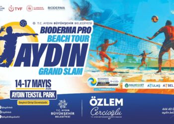 Plaj voleybolu heyecanı Aydın'da yaşanacak. (Fotoğraf: Aydın DHA)