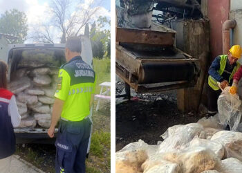 Tekirdağ’da skandal! Uygunsuz koşullarda taşınan 1 ton 200 kilo sakatat imha edildi