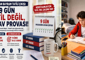 YKS öğrencilerine 9 günde 9 deneme, LGS öğrencilerine en az 5 deneme önerisi