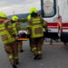 Yolcu otobüsü refüje çarpıp devrildi: 36 yaralı
