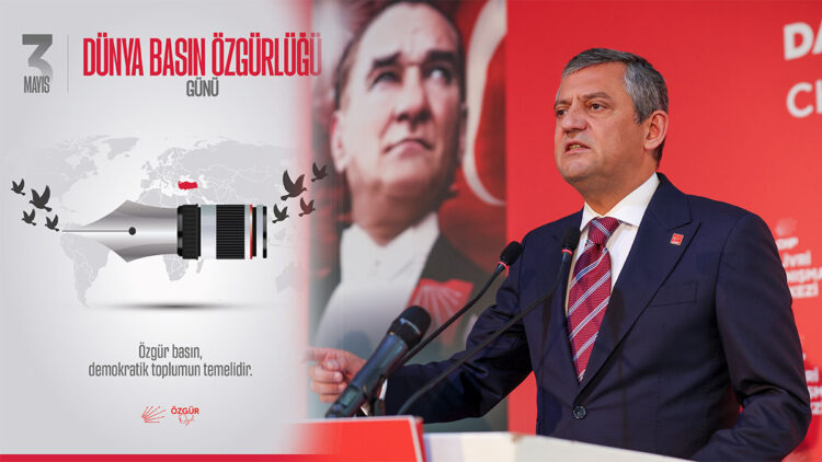 Özgür Özel: Basın özgür değilse demokrasi nefessiz kalır