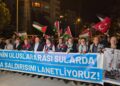 ABD Büyükelçiliği önünde, İsrail'in Sumud Filosu’na yönelik müdahalesi protesto edildi
