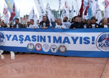 KASK ve HEP-SEN'den Taksim'de basın açıklaması
