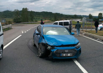 Enez Kaymakamı trafik kazasında yaralandı