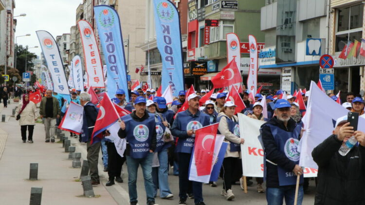 Samsun’da 1 Mayıs kutlandı