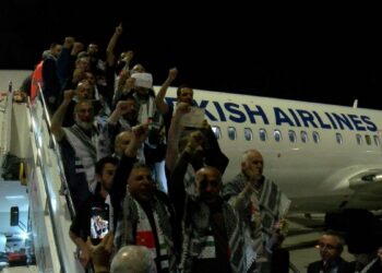 Sumud Filosu aktivistleri İstanbul'a geldi