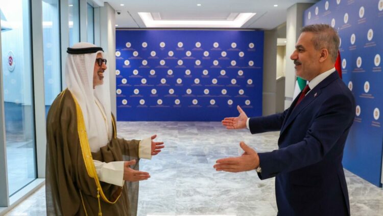 Bakan Fidan, Kuveytli mevkidaşı Al-Sabah bir araya geldi