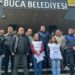Buca Belediyesi'nde memurlar eylemini sürdürdü