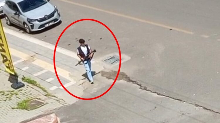 Diyarbakır’da pompalı tüfekle havaya ateş açan şüpheli gözaltına alındı