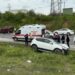 Otomobille hafif ticari araç çarpıştı; 1’i ağır, 4 yaralı