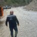Kaval Deresi taştı, köy yolu ulaşıma kapandı