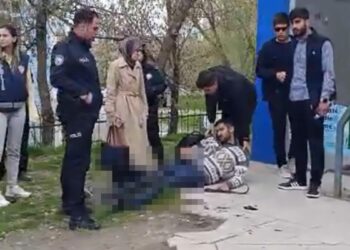 Adliyeye boşanma başvurusu yapmaya gelen eniştesini vurdu