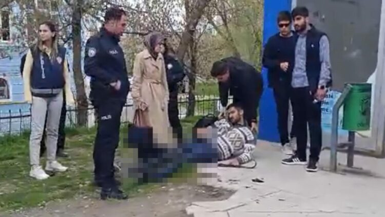 Adliyeye boşanma başvurusu yapmaya gelen eniştesini vurdu