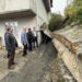 Almus'ta istinat duvarı çöktü
