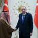 Cumhurbaşkanı Erdoğan, Suudi Arabistan Dışişleri Bakanı Faysal'ı kabul etti