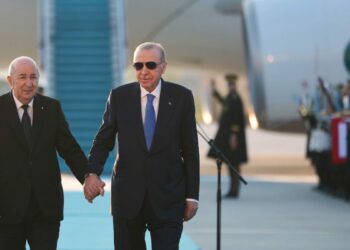 Cumhurbaşkanı Erdoğan, Cezayir Cumhurbaşkanı Tebbun'u karşıladı