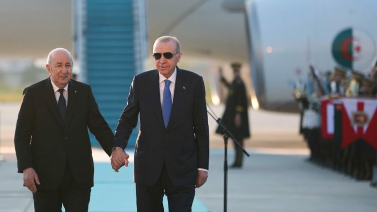 Cumhurbaşkanı Erdoğan, Cezayir Cumhurbaşkanı Tebbun'u karşıladı