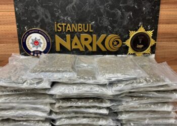 Kartal’da düzenlenen operasyonda 58 kilogram uyuşturucu ele geçirildi