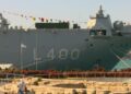 TCG Anadolu Gemisi Sarayburnu'na demirledi