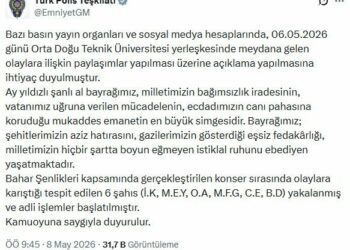 ODTÜ Bahar Şenlikleri'ndeki olaylara 6 gözaltı