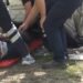 Silivri'de şoförü direksiyon başında bayıldı; kamyonet refüje çarparak takla attı
