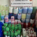 Edirne’de 4 bin 613 litre sahte sıvı deterjan ve ham maddesi ele geçirildi