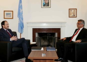 KKTC Cumhurbaşkanı Erhürman ile GKRY lideri Hristodulidis bir araya geldi