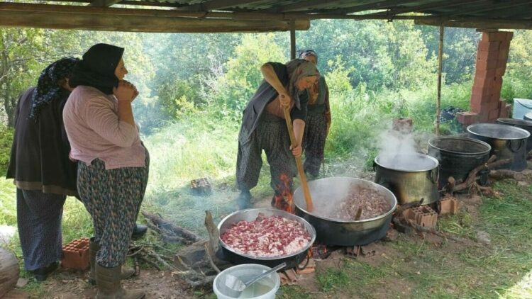 208 yıllık 'Olcak Dede' geleneği; dualar edildi, kurbanlar kesildi