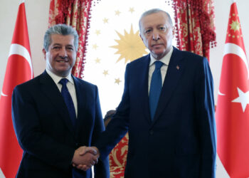 Cumhurbaşkanı Erdoğan, Irak Kürt Bölgesel Yönetimi Başbakanı Mesrur Barzani'yi kabul etti
