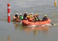 Okul Sporları Rafting Şampiyonası'nda halay ve horon aynı alanda buluştu