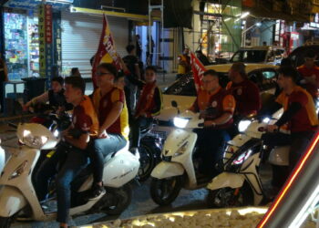 Kilis’te Galatasaray'ın şampiyonluğu coşkuyla kutlandı