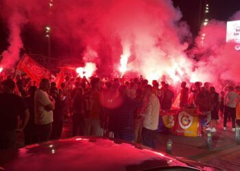 Bodrum’da Galatasaray’ın şampiyonluk coşkusu