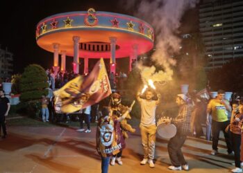 Galatasaray'ın şampiyonluğu Mersin'de kutlanıyor