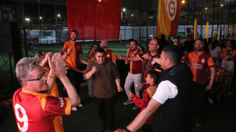Galatasaray'ın şampiyonluğu Denizli'de kutlandı