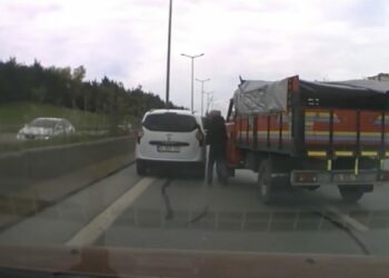 Kartal'da trafikte tartıştığı sürücünün aracına saldıran kamyon şoförüne 180 bin lira ceza