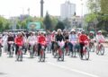 Anneler Günü'nde aileler Kayseri’de pedal çevirdi