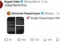 Kayserispor Başkanı Açıkalın’a taraftar grubundan istifa çağrısı