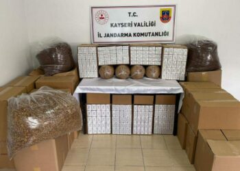 Kayseri’de 200 kilogram kaçak tütün ele geçirildi