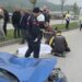 Minibüsten inip yolun karşısına geçerken otomobilin çarptığı kadın, öldü