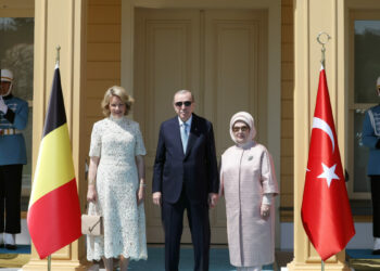 Cumhurbaşkanı Recep Tayyip Erdoğan, Belçika Kraliçesi Mathilde’yi kabul etti