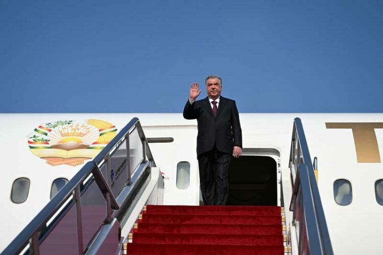 Tacikistan Cumhurbaşkanı İmamali Rahman, Çin’de