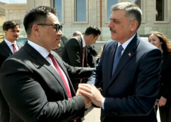 İçişleri Bakanı Çiftçi, Moğolistan Başbakan Yardımcısı Nomtoibayar ile görüştü