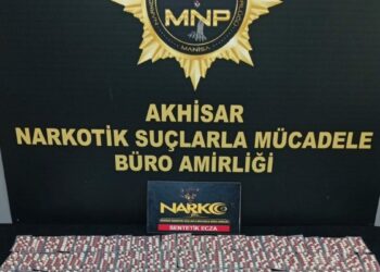 Manisa’da uyuşturucu operasyonu: 1666 sentetik ecza ele geçirildi
