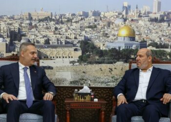 Bakan Fidan'dan Hamas Siyasi Büro Üyesi Hayye'ye taziye ziyareti